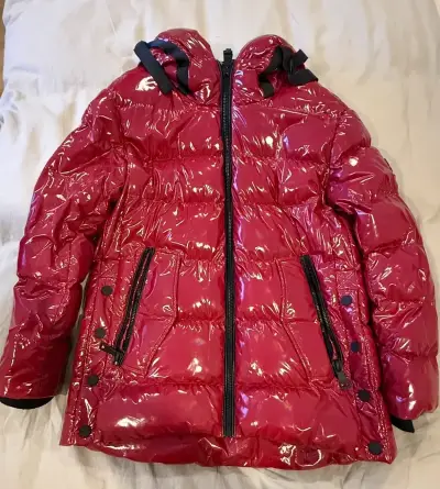 Chaqueta acolchada roja DKNY para mujer - miniatura 1