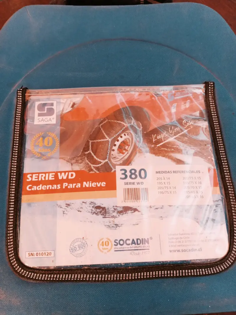 Cadenas para nieve con bolso Serie WD 380 - 2