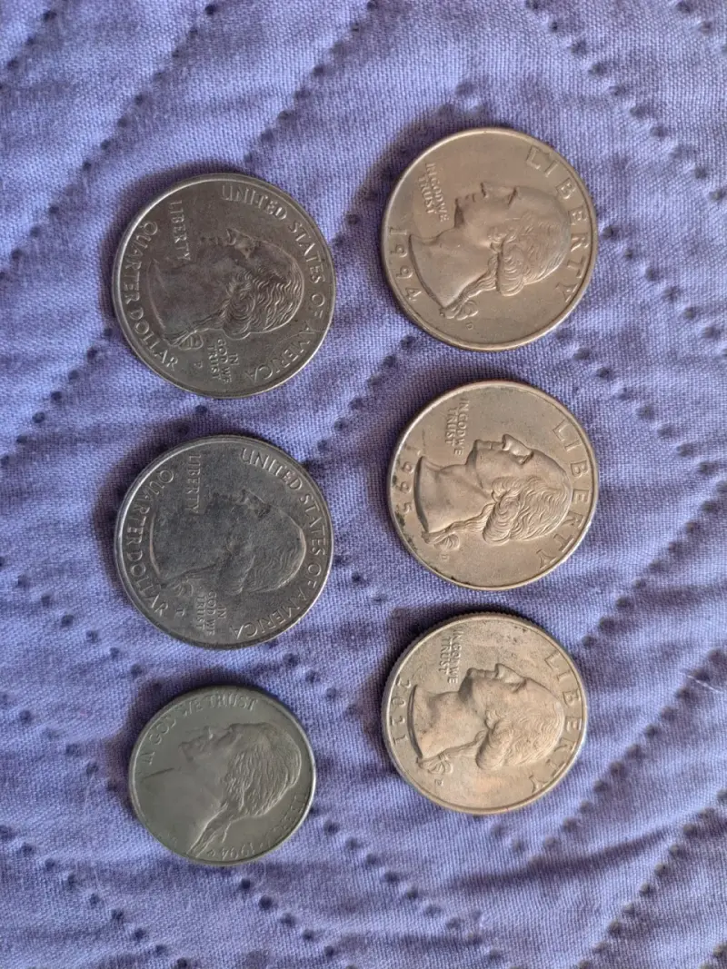 Colección de monedas de cuarto de dólar estadounidenses - 1