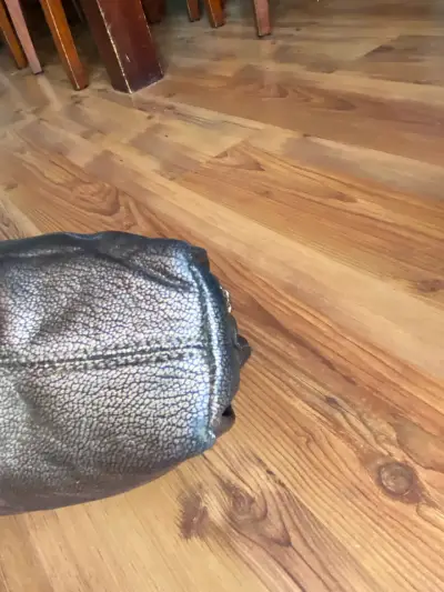 Bolso DKNY metálico con cadena - miniatura 5