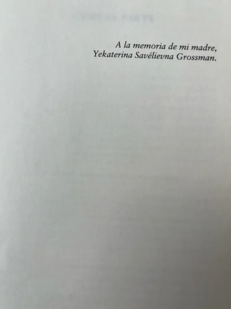 Libro 'Vida y Destino' de Vasili Grossman - 5