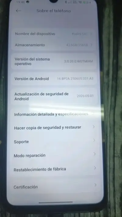 Smartphone Redmi 14C con 4GB RAM y 256GB - miniatura 2
