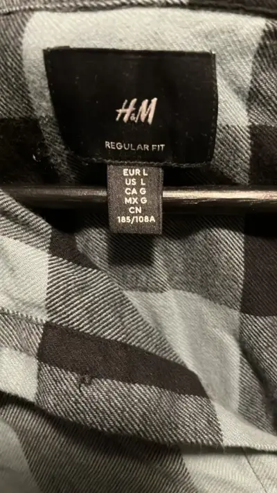 Camisa a cuadros H&M regular fit - miniatura 3