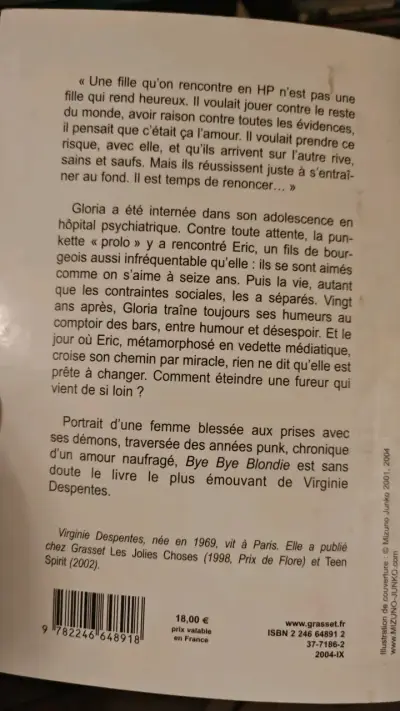 Libro 'Bye Bye Blondie' de Virginie Despentes - miniatura 3