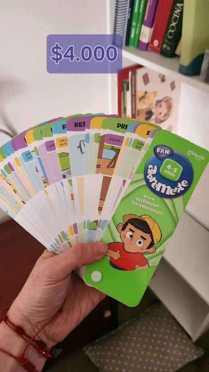 Juego de cartas Abremente 4-5 años - 2