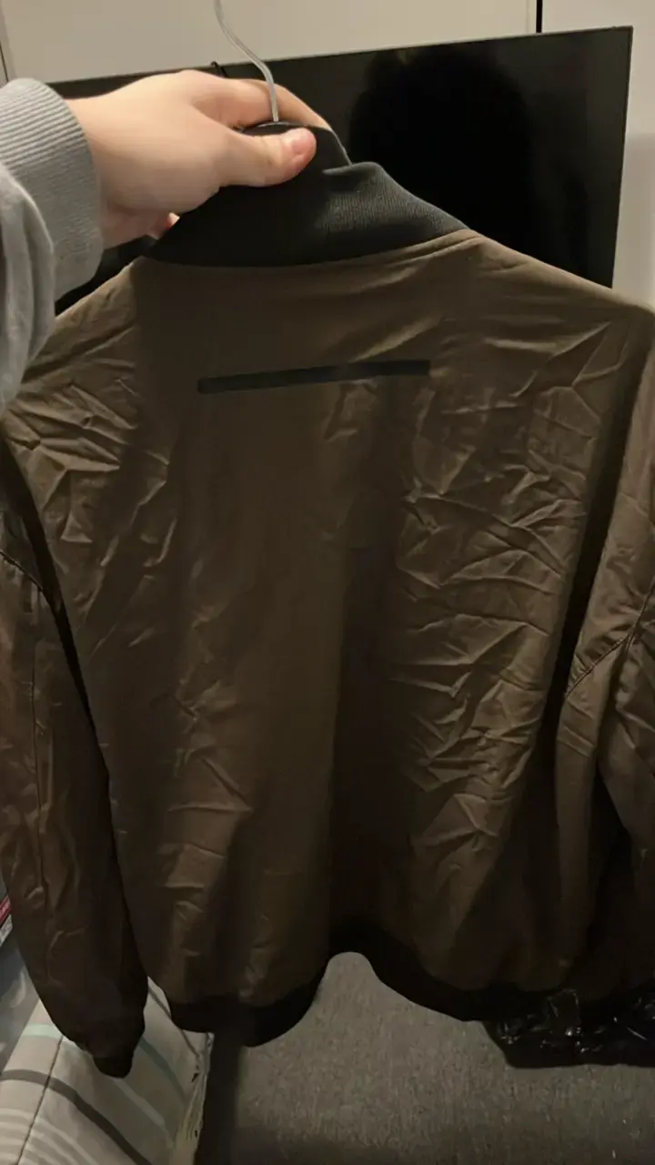 Chaqueta bomber marrón Zara - 2