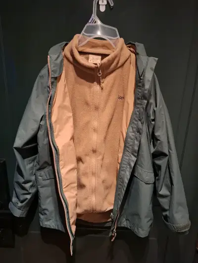 Chaqueta impermeable verde lippi kids - miniatura 3
