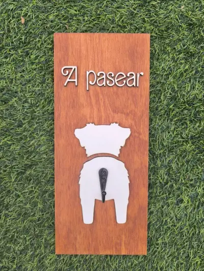 Set decorativos de madera para útiles de la llaves - miniatura 4