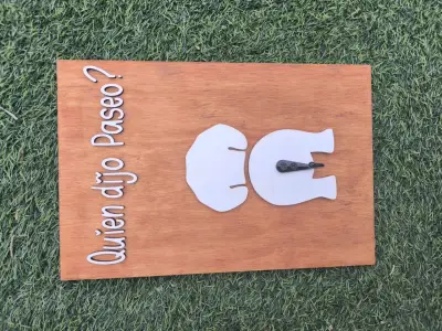 Set decorativos de madera para útiles de la llaves - miniatura 6