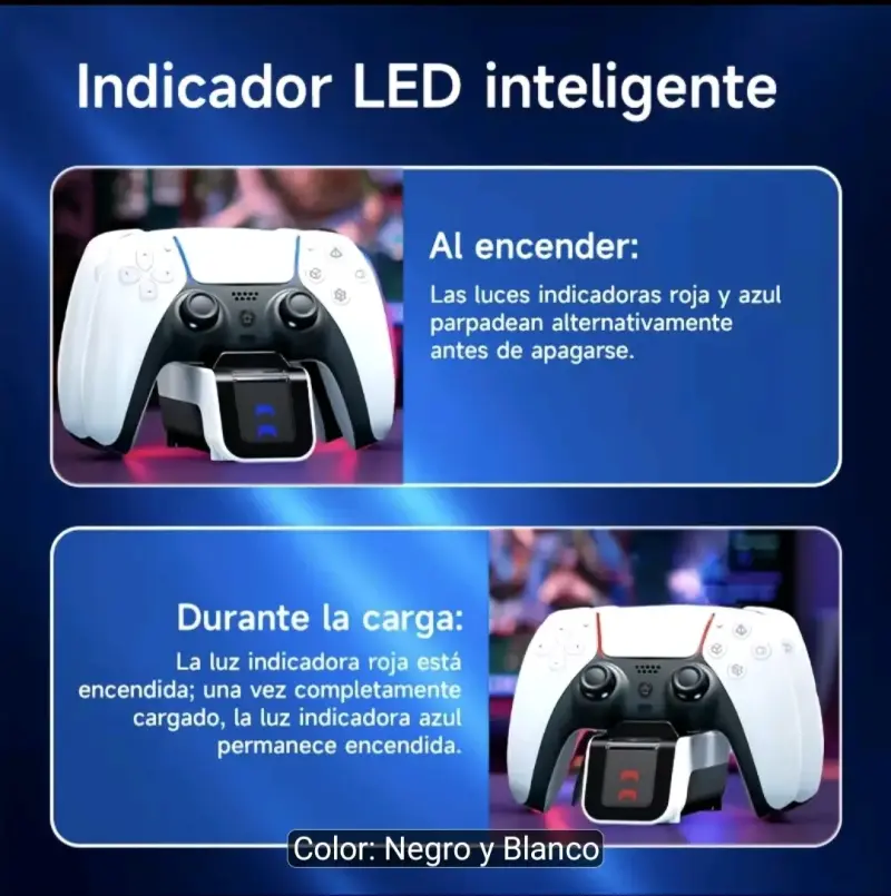 Cargador para Control PS5 - 3