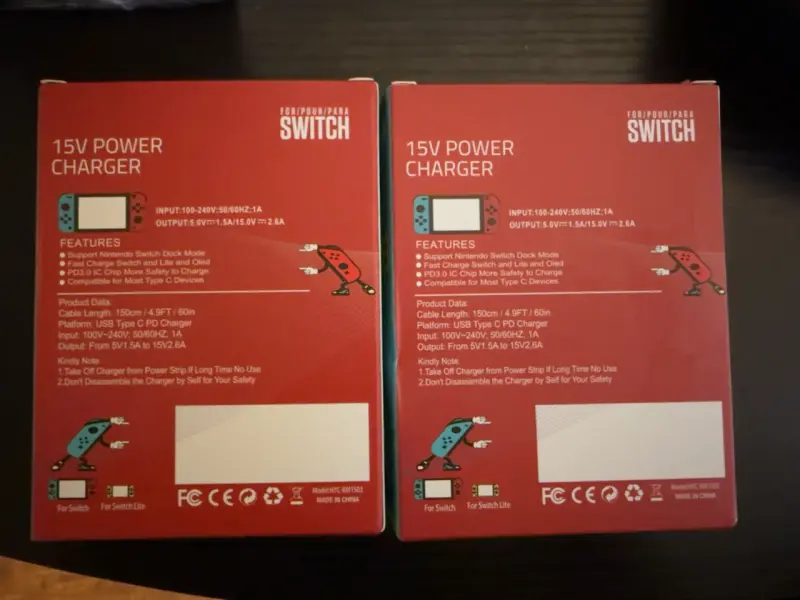Cargador 15V para Nintendo Switch - 2