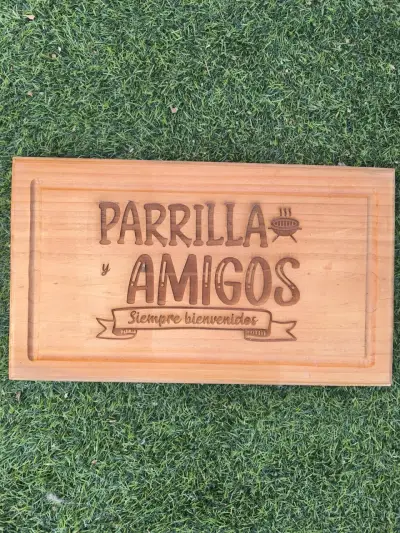 Tabla de Madera para  Parrilla y picoteo os - miniatura 1