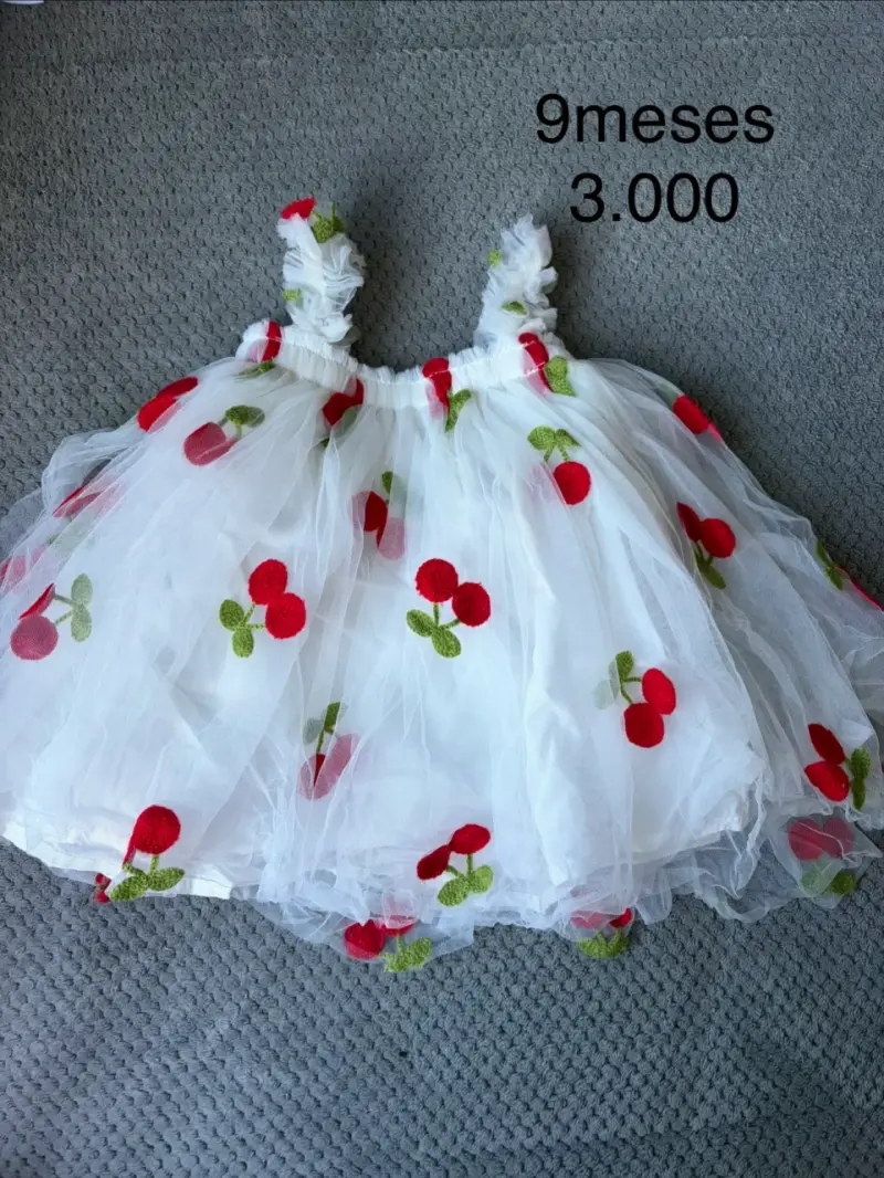 Vestido de bebé floral 9 meses - 5