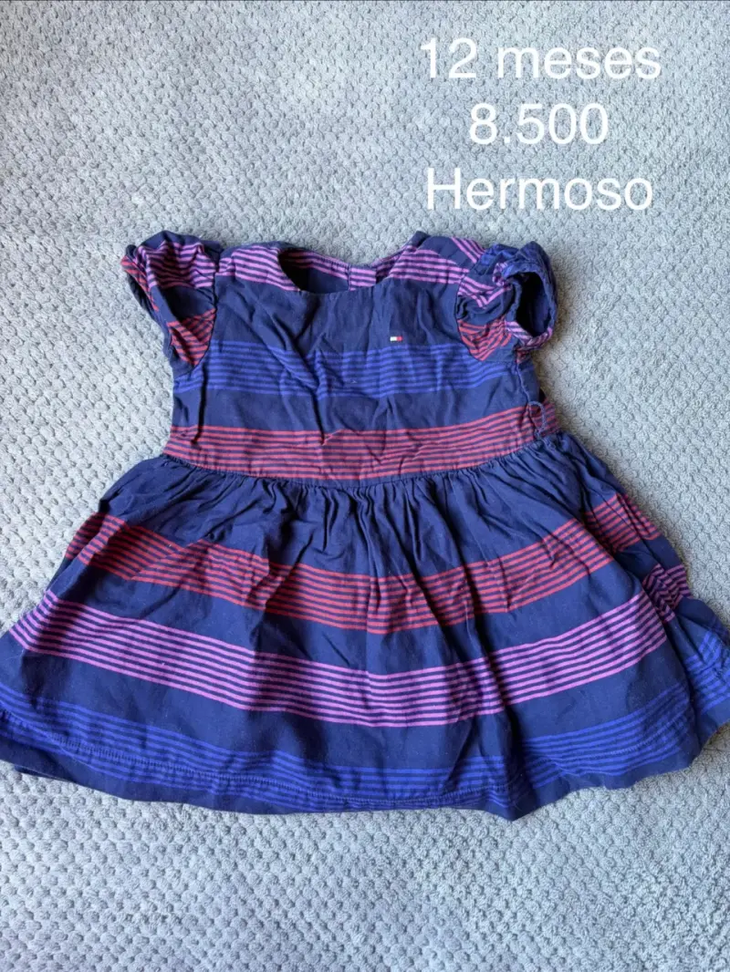Vestido de bebé con diseño de lunares 4-6 meses - 2