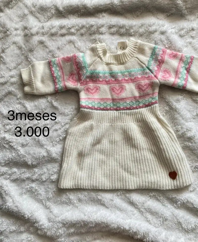 Vestido de bebé con diseño de lunares 4-6 meses - 6