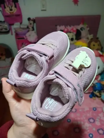 Zapatillas deportivas para niña color lila, n°25. - miniatura 3