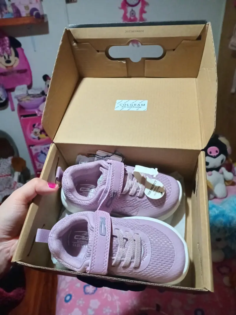 Zapatillas deportivas para niña color lila, n°25. - 4