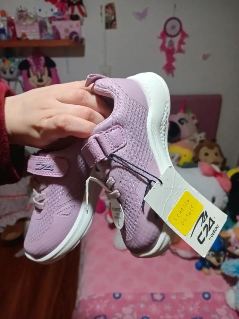 Zapatillas deportivas para niña color lila, n°25. - 6
