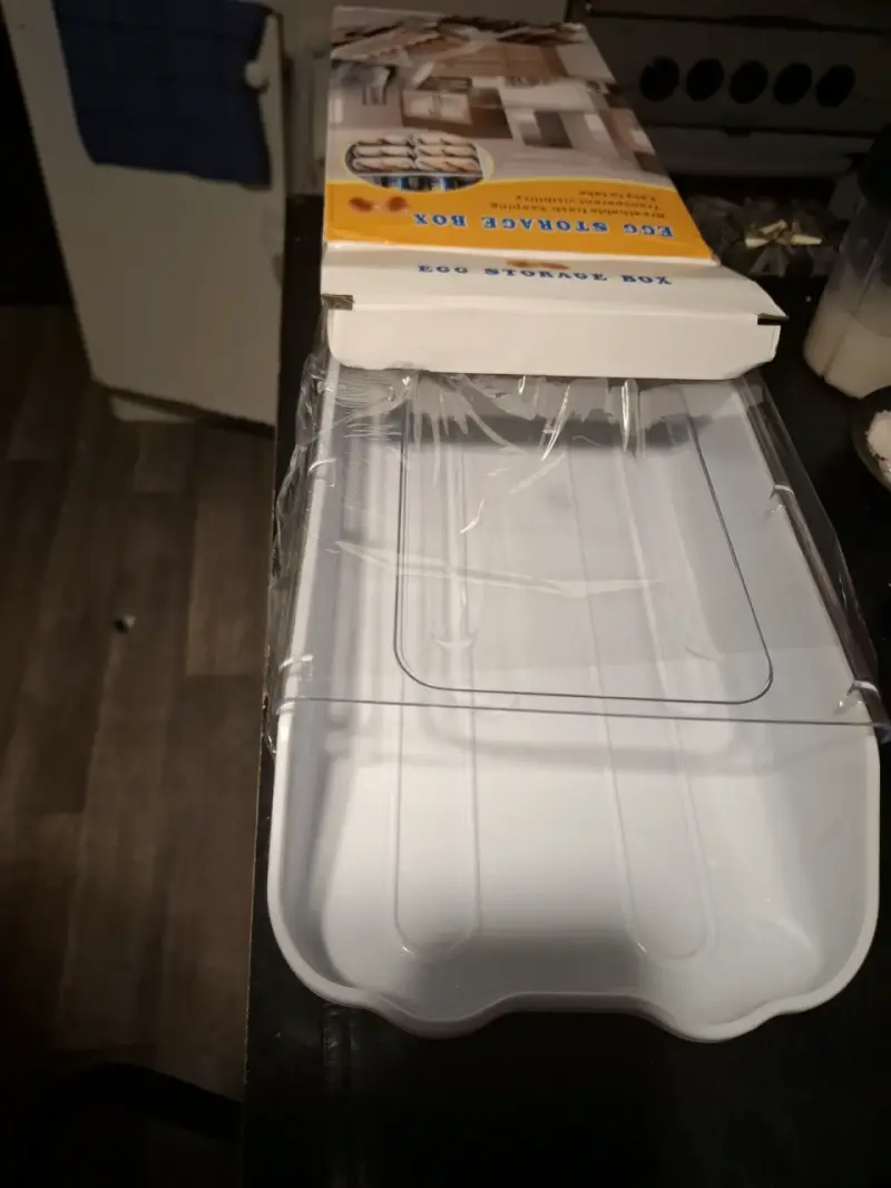Caja organizadora de plástico para cocina