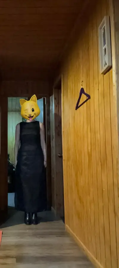 Vestido largo negro talla 36 - miniatura 1