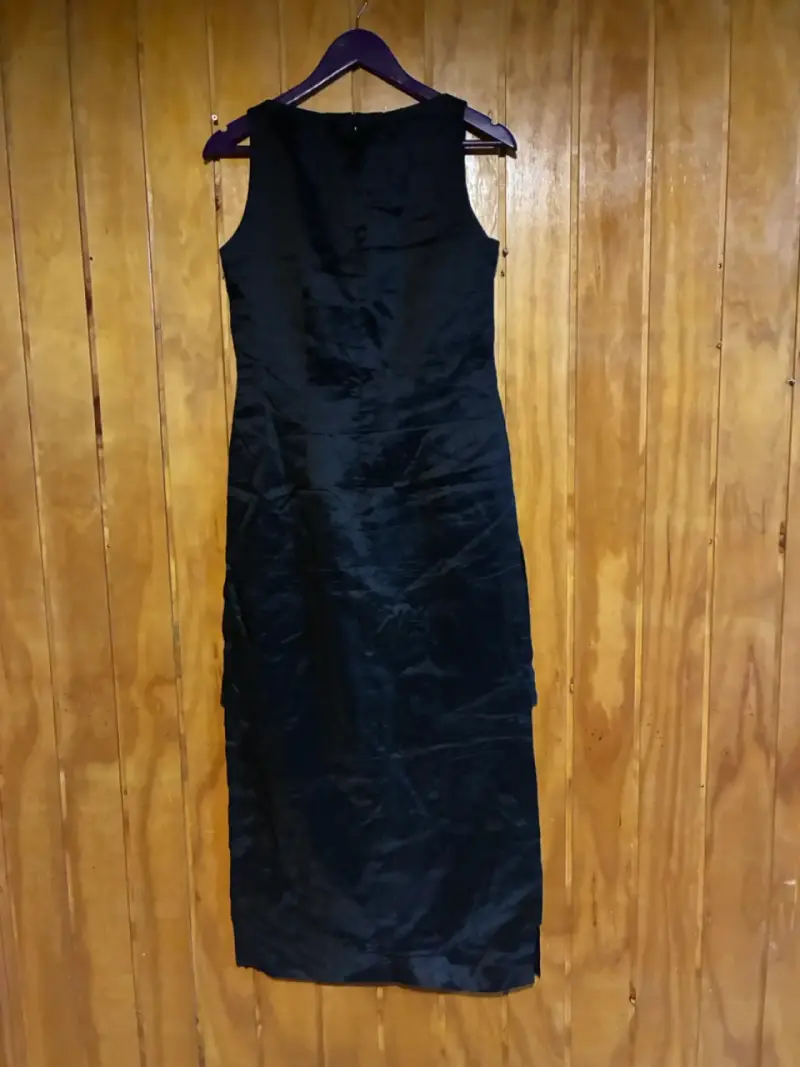 Vestido largo negro talla 36 - 6