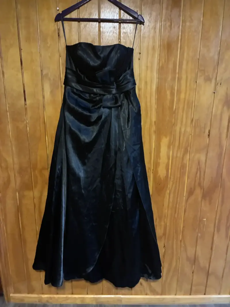 Vestido de noche largo negro talla 40 - 4