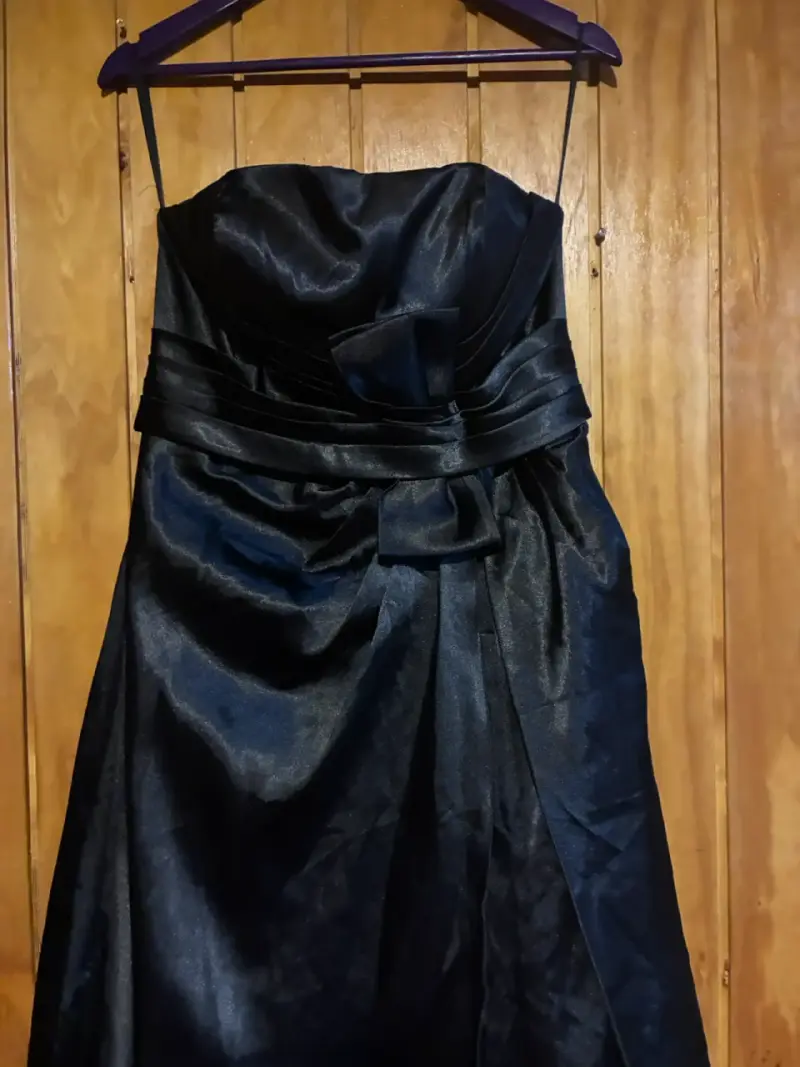 Vestido de noche largo negro talla 40 - 5