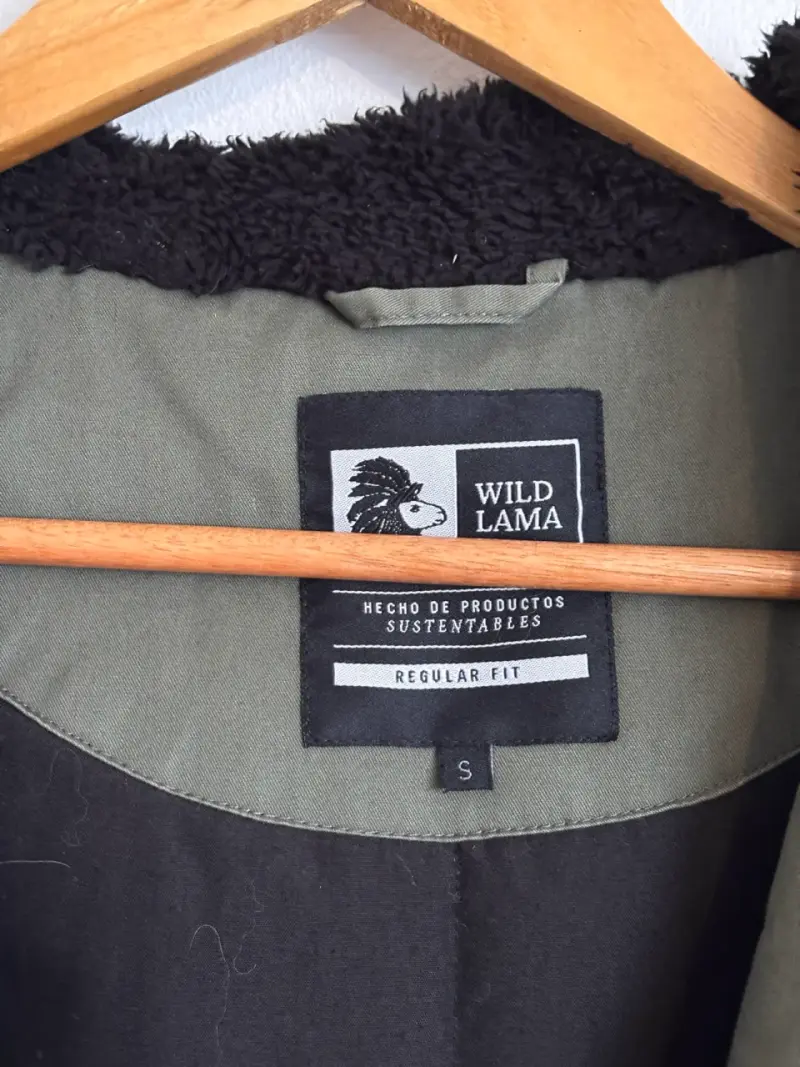 Parka verde con capucha Wild Lama - 3
