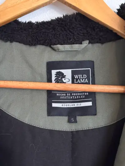 Parka verde con capucha Wild Lama - miniatura 3
