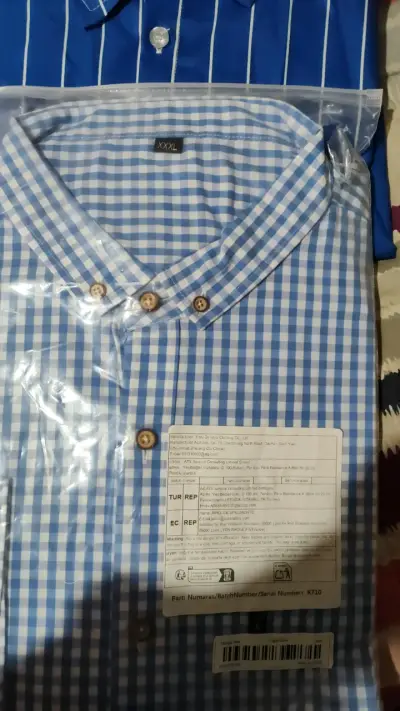 Camisas de hombre a cuadros Comfydaily - miniatura 3