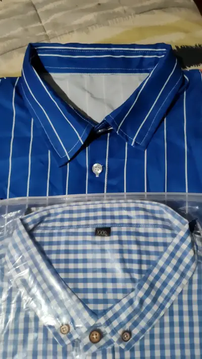 Camisas de hombre a cuadros Comfydaily - miniatura 5