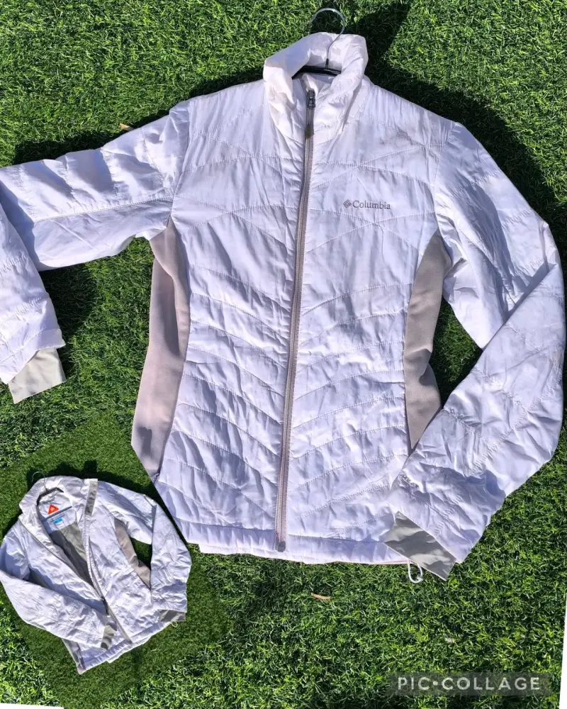 Chaqueta Columbia blanca para mujer - 1