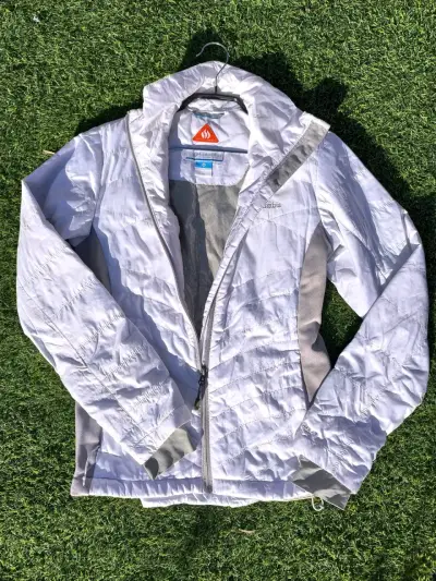 Chaqueta Columbia blanca para mujer - miniatura 2