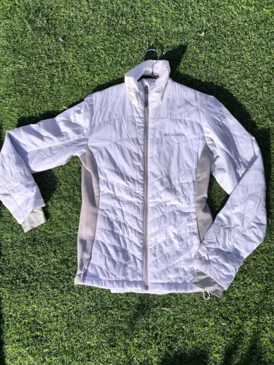 Chaqueta Columbia blanca para mujer - miniatura 4