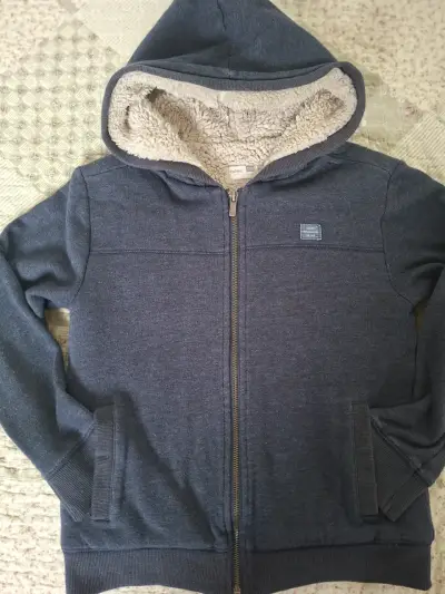 Chaqueta con capucha para niño Colloky azul - miniatura 5