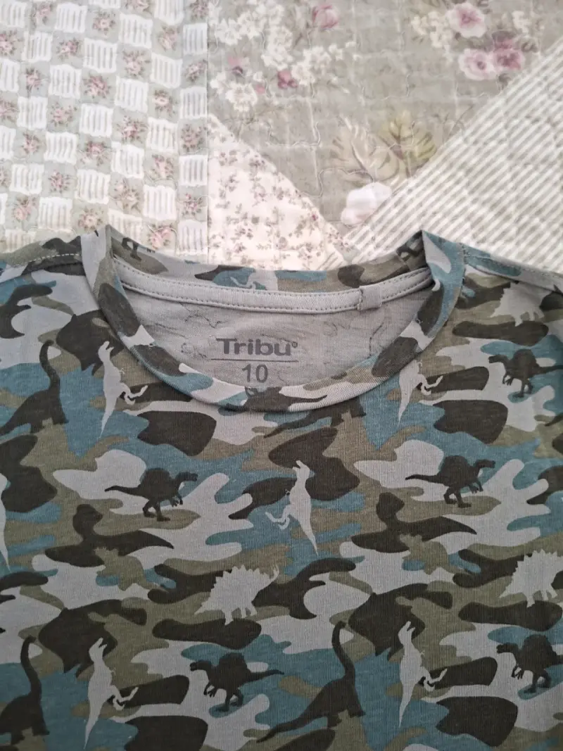 Polera manga larga camuflaje para niño Tribu - 4
