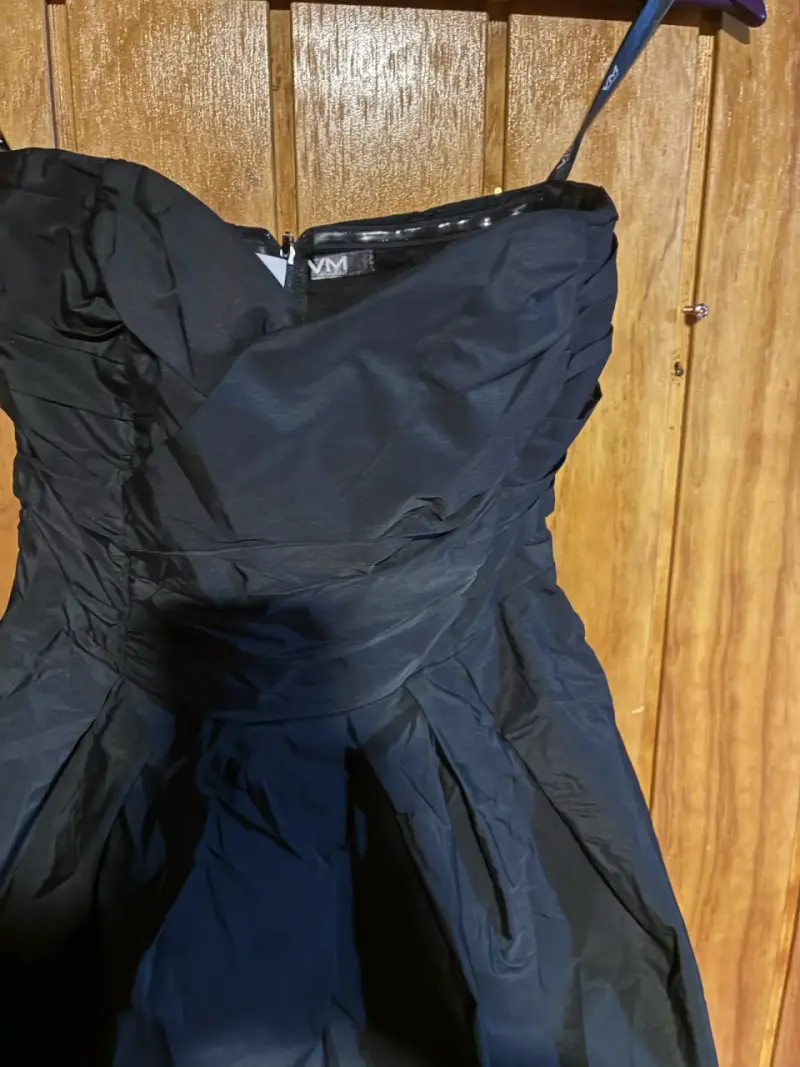 Vestido negro fiesta talla 34 - 2