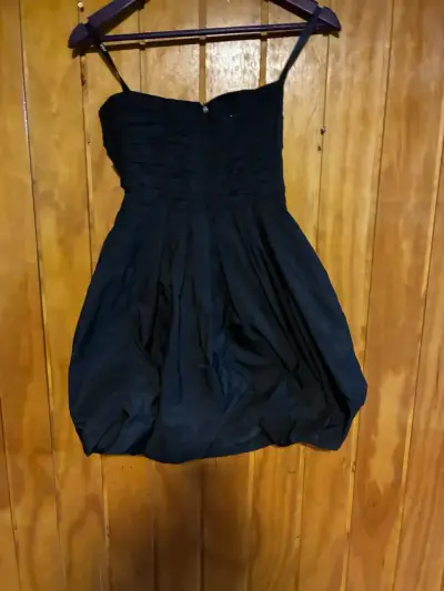 Vestido negro fiesta talla 34 - miniatura 3