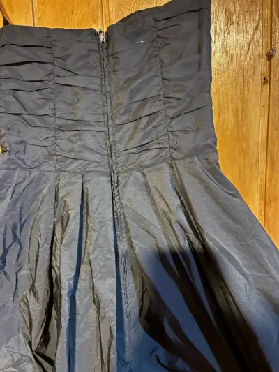 Vestido negro fiesta talla 34 - miniatura 5