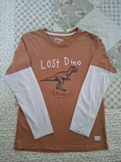 Polera manga larga niño Lost Dino Tribu - miniatura 2