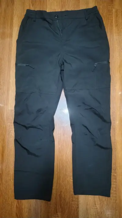 Pantalones outdoor negros para hombre talla XL - miniatura 1