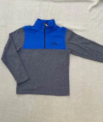 Polar The North Face azul y gris para niños - miniatura 1