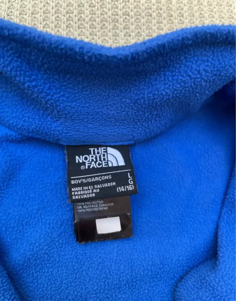 Polar The North Face azul y gris para niños - 3