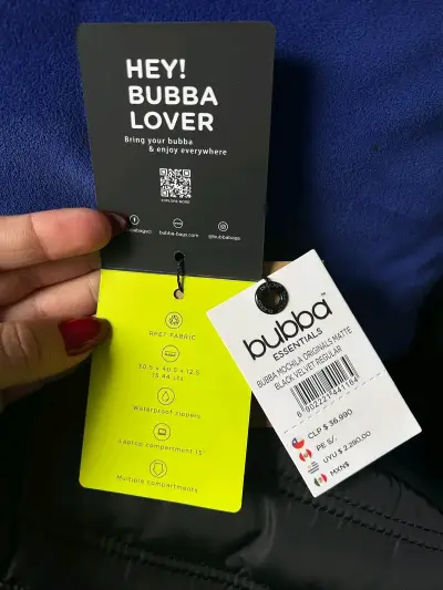 Mochila negra Bubba Essentials acolchada - miniatura 4