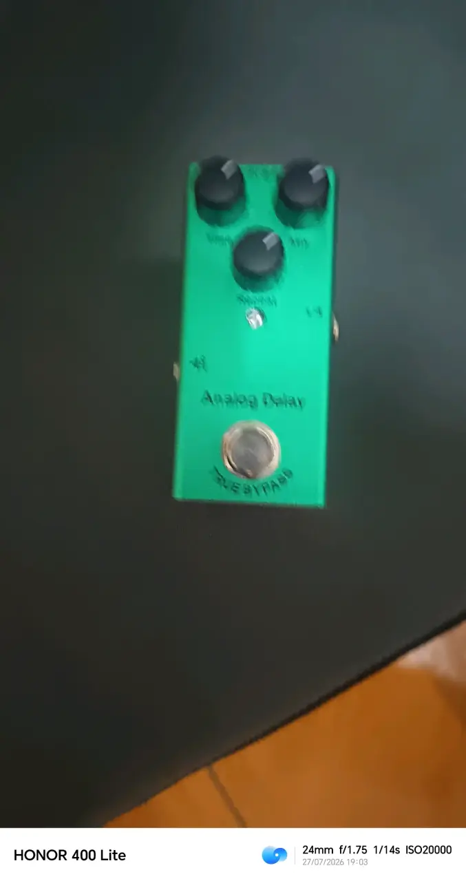 Pedal de Efectos Analógico Delay Verde - 2