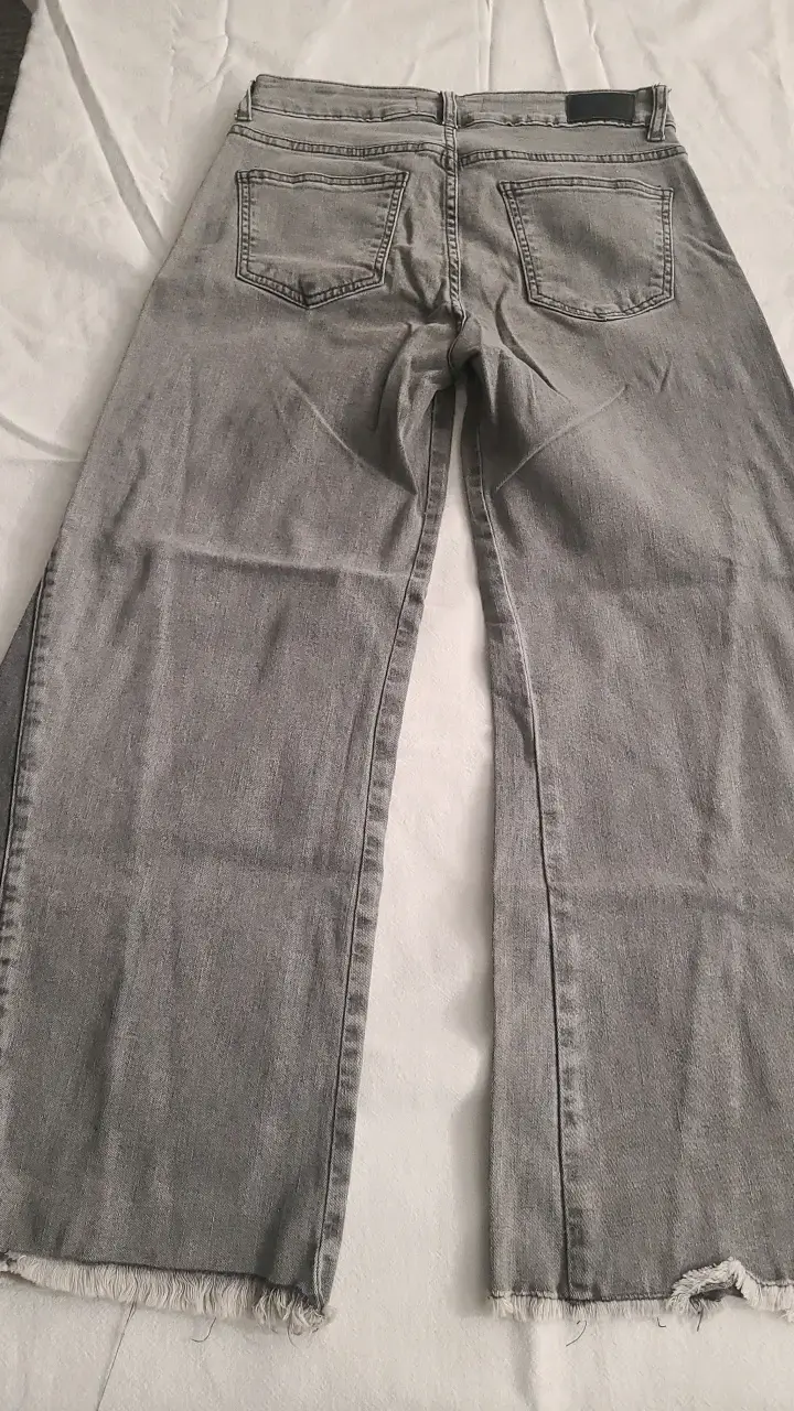 Jeans grises de mezclilla Rupha para mujer - 6
