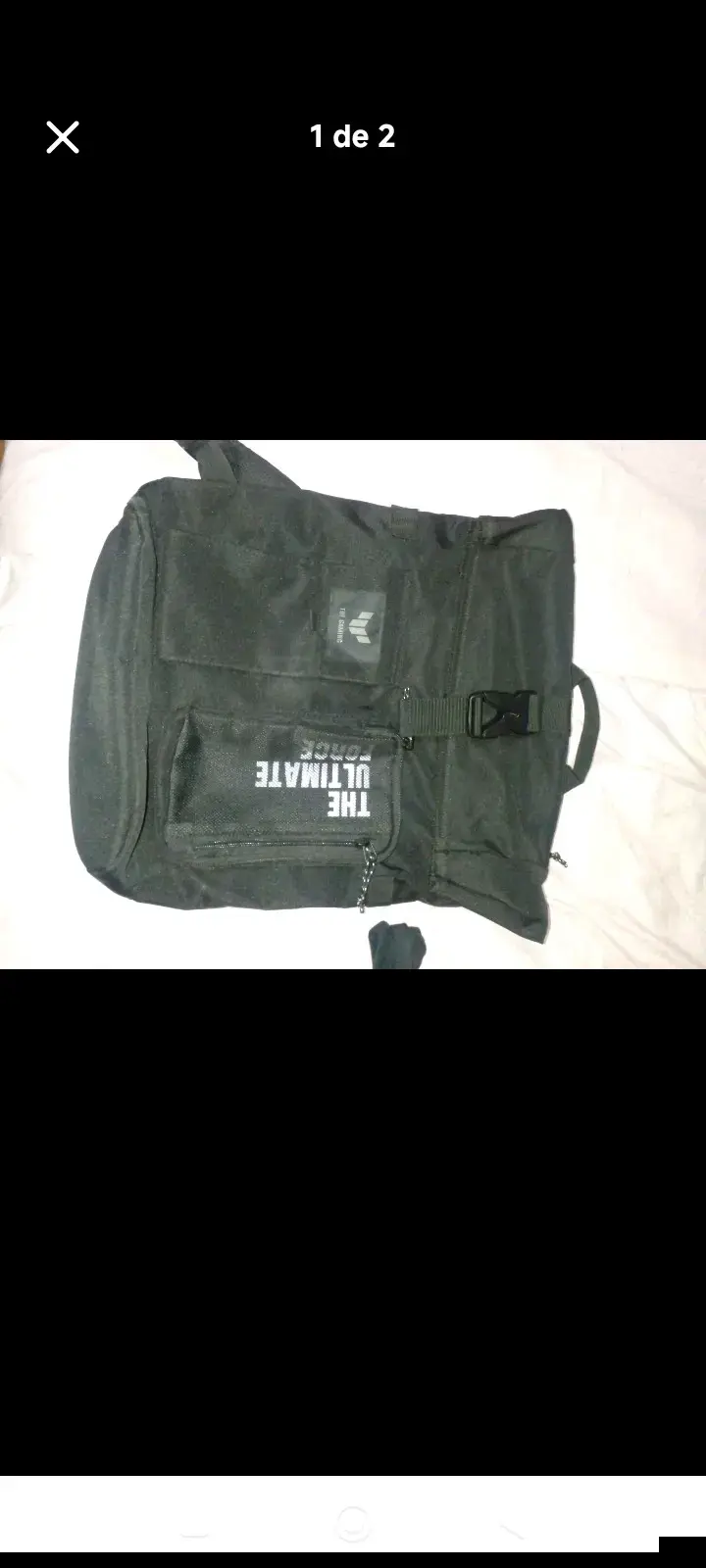 Mochila negra The Ultimate resistente