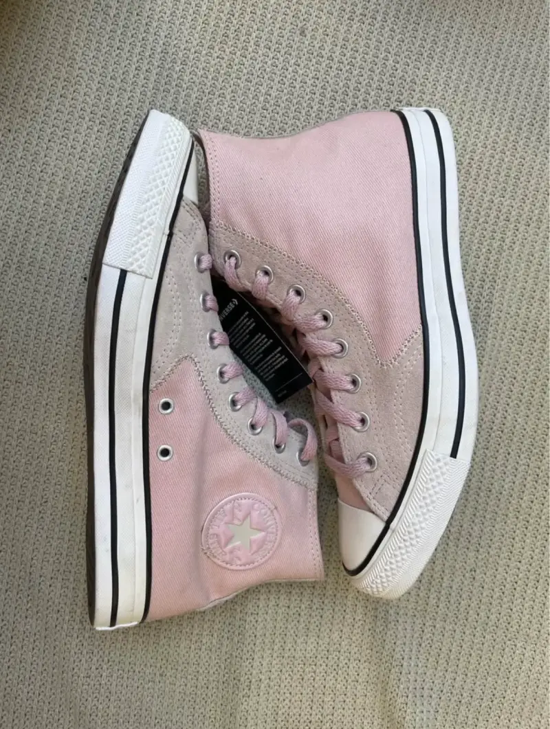 Zapatillas Converse All Star rosadas de lona - 1