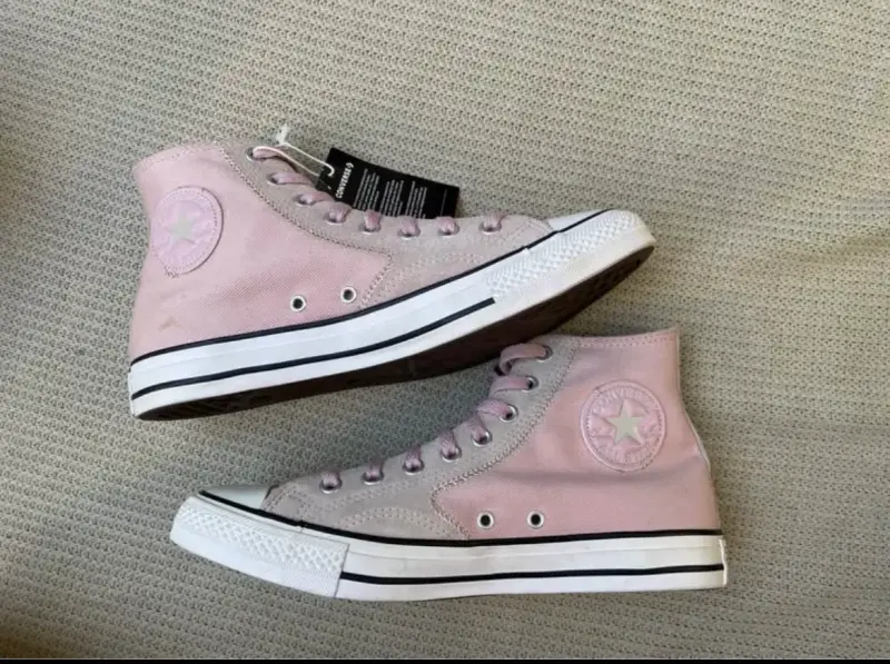 Zapatillas Converse All Star rosadas de lona - 2