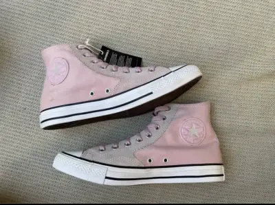 Zapatillas Converse All Star rosadas de lona - miniatura 2